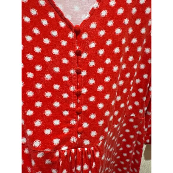 Womens Boden Scarlett Jersey Tunic dress in a redwhite polka dot size 8 - Picture 4 of 5